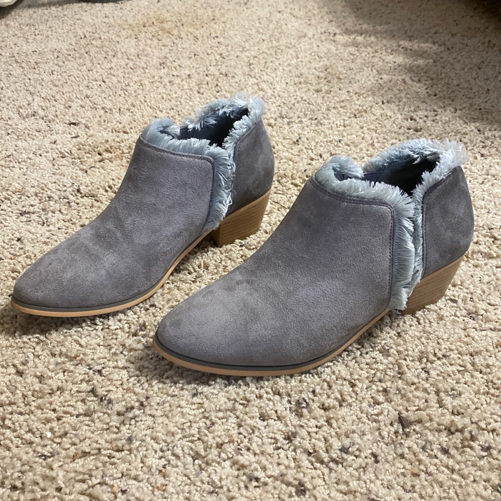 Grey booties